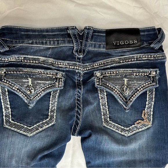 VIGOSS Skinny Bling Jeans Pants - Picture 10 of 16
